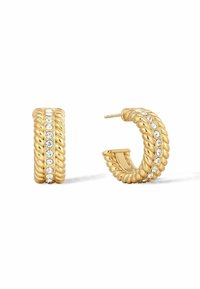 SENSORA JEWELRY PAVÉ HOOPS - Ohrringe - gold-coloured