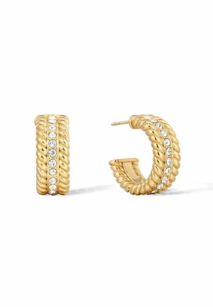 PAVÉ HOOPS - Ohrringe - gold-coloured