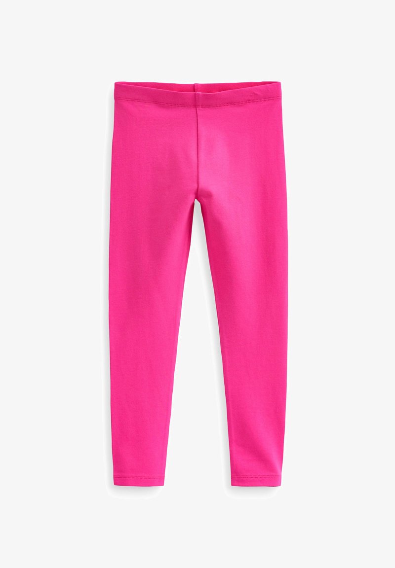 Fuchsia legging gemaakt van rekbare katoen, met een eenvoudig ontwerp, slim fit en elastische tailleband, met een gladde, gelijkmatige textuur.