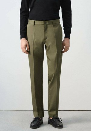 Pantalones chinos - olive