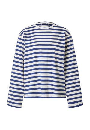 EDITED VERLEE - Langarmshirt - weiß blau