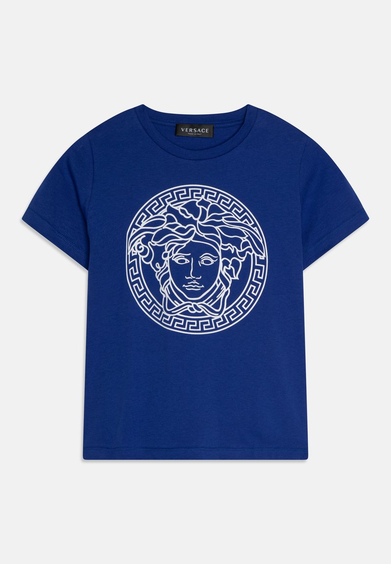 Versace MEDUSA UNISEX Print Tshirt iris/bianco/blue Zalando.co.uk