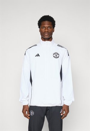 adidas Performance MUFC  - Sportinė striukė - white/aurora plum/black