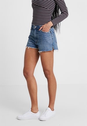 Jeans Shorts - dark-blue denim