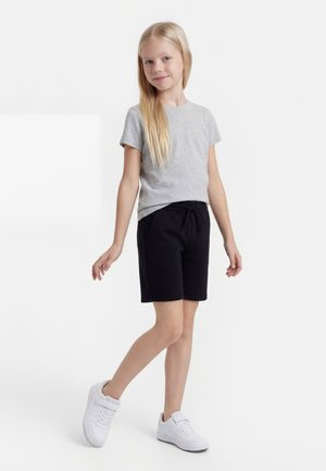 Friboo, 2 PACK UNISEX SWEAT SHORTS WITH DRAWCORD WAISTBAND - Træningsbukser - black