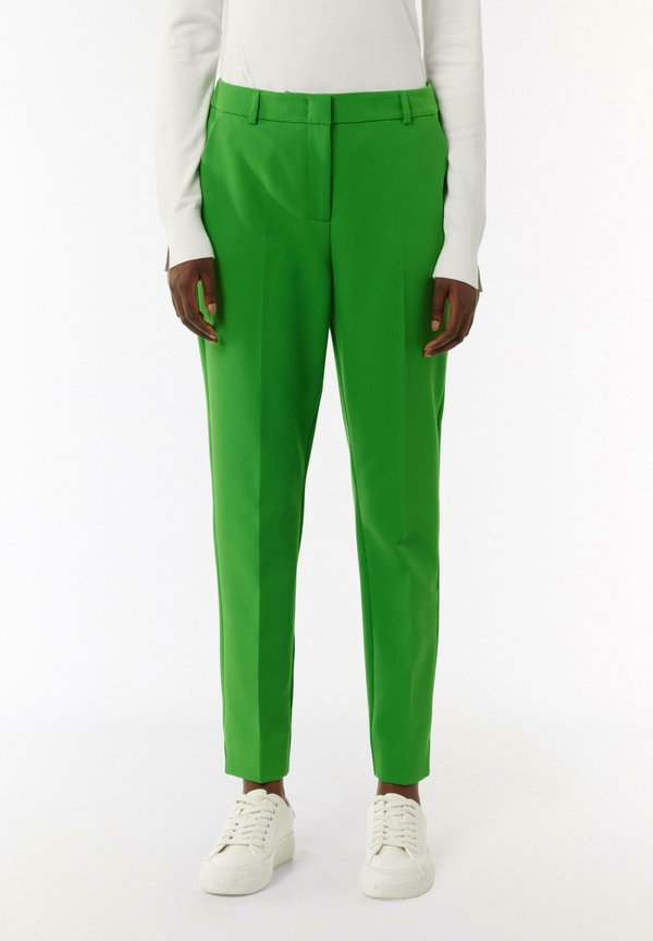 MIT GESCHLITZTEM SAUM - Chino - grün