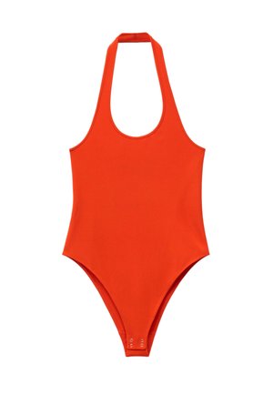 & OTHER STORIES, & OTHER STORIES OPEN-BACK HALTERNECK BODYSUIT - Body - bright orange