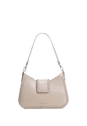 WITH DECORATIVE BRAIDING - Sac à main - beige