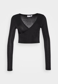 NMJORDAN WRAP - Camisola de manga comprida - black