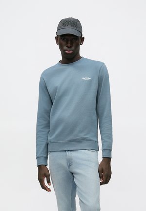 JJEARCHIVE GRAPHIC CREW NECK  - Mikina - blue mirage