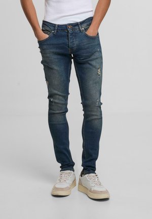 DESTROYED - Slim fit jeans - blue