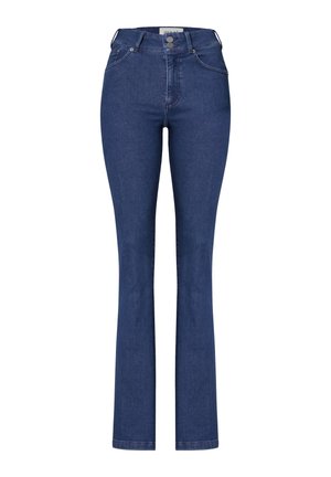 HIGH RISE - Jeans Bootcut - stone washed blue