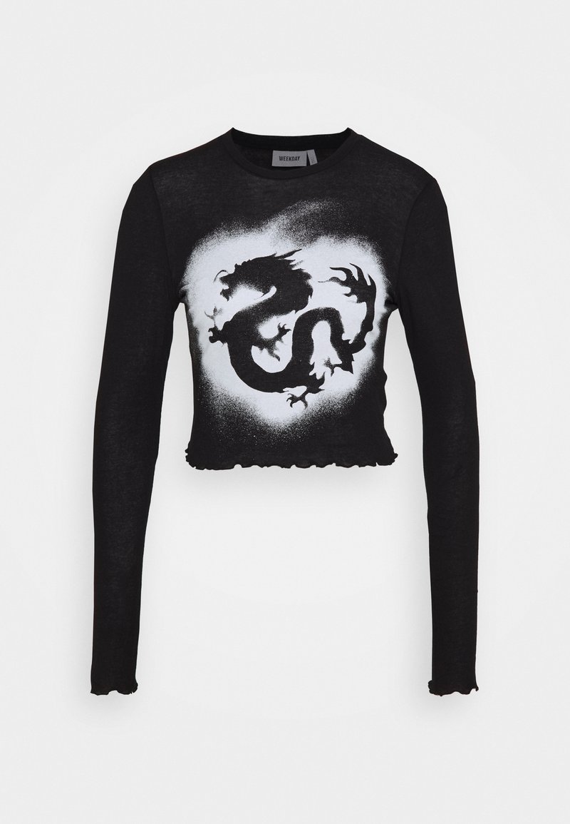 Weekday Longsleeve zwart