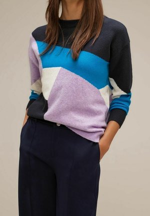 Striktrøje - multi-coloured