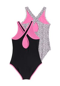 Marks & Spencer 2 PACK LEOPARD - Maillot de bain - black