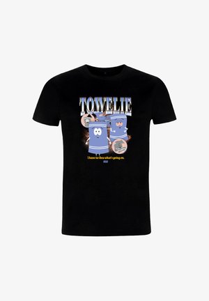 Henry Tiger, SOUTH PARK NO IDEA WHATS GOING ON - Print T-shirt - black