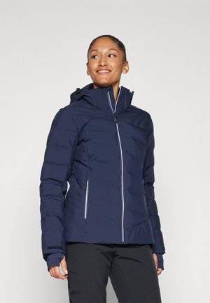 CMP WOMAN JACKET ZIP HOOD - Laskettelutakki - black/blue