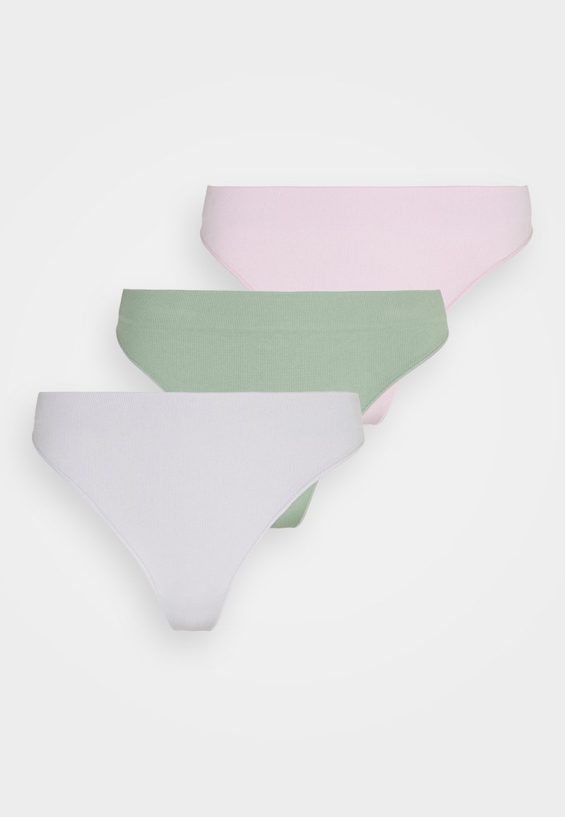 ONLY ONLVICKY THONG 3 PACK - Tanga - thistle