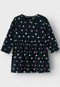 Name it LANGARM - Vestito di maglina - dark sapphire