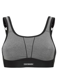 Niet geselecteerd, grå svart