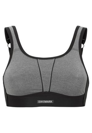 MOVEMENT - Sport-bh met high support - grå svart