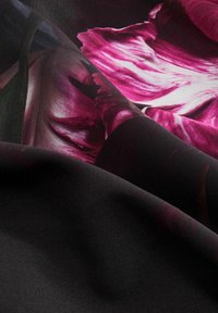 Next MAXI KIMONO COVER-UP - Vasaras jaka - black floral