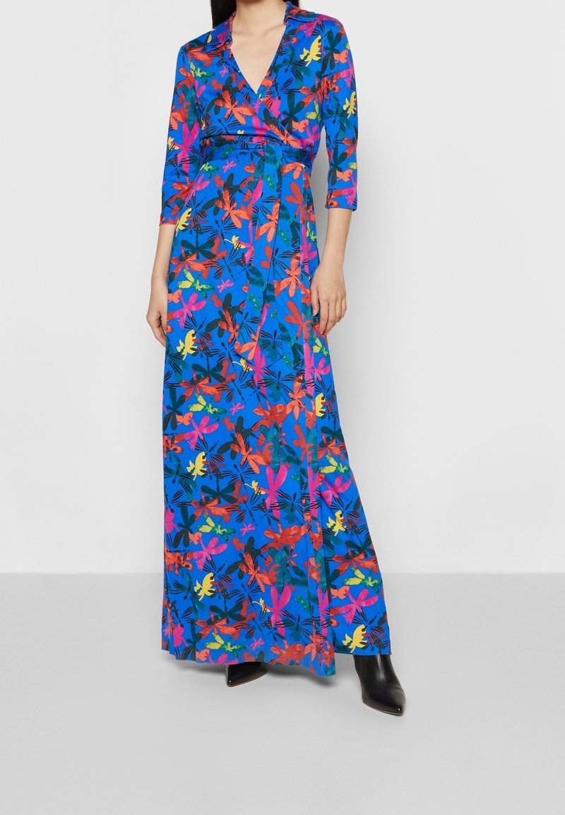 chinese dress ladies Abigail Silk Jersey Maxi Wrap Dress main image 0