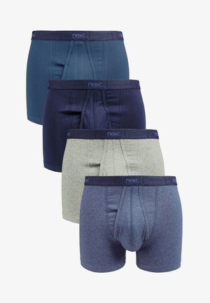 BLUE A-FRONTS FOUR PACK - Boxerky - blue