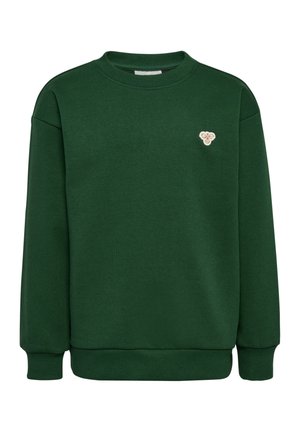 LOOSE CREWNECK BEE - Sweatshirt - dark green