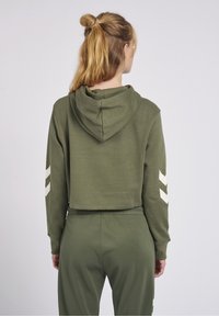 Hummel HMLLEGACY CROPPED  - Hoodie - beetle