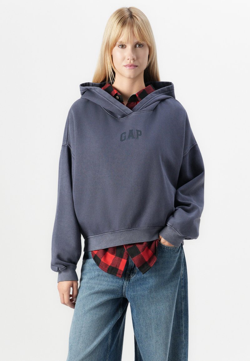 GAP HERITAGE - Sweat à capuche - true black/noir