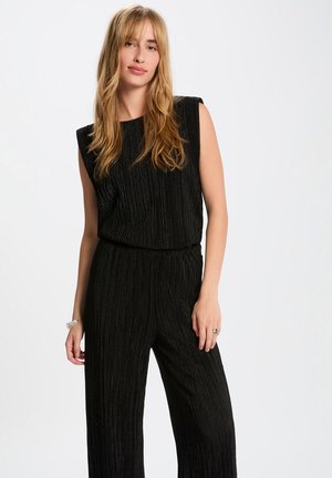 SLEEVELESS PLEATED - Top - noir