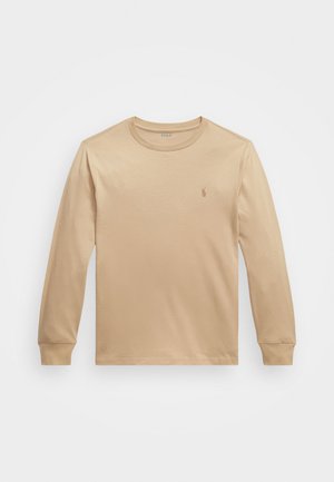 Polo Ralph Lauren COTTON JERSEY LONG-SLEEVE T-SHIRT - Camiseta de manga larga - vintage khaki