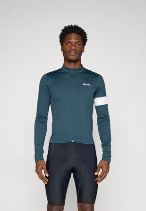 MENS CORE THERMAL LONG SLEEVE  - Jalgratturi särk - forest green/white