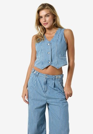 Noisy May Weste - medium blue denim