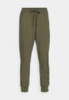 ICONS CUFF PANTS LARGE LOGO - Jogginghose - dark green
