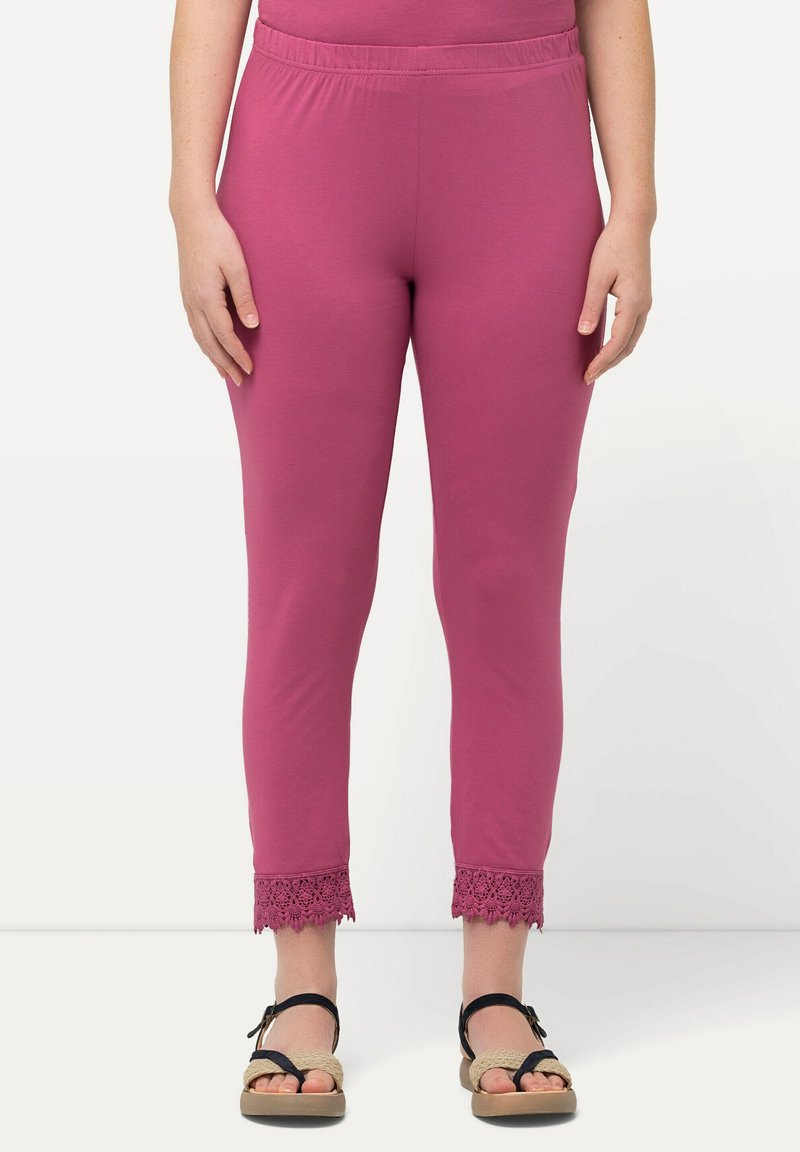 Ulla Popken 7/8 - Legging (type pantalon) - fuchsia