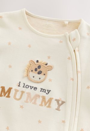 Next REGULAR FIT I LOVE MY MUMMY TWO WAY ZIP  - Tutina - ecru