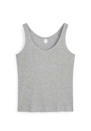 ARKET, ARKET SCOOP-NECK TANK TOP - Topp - grey melange