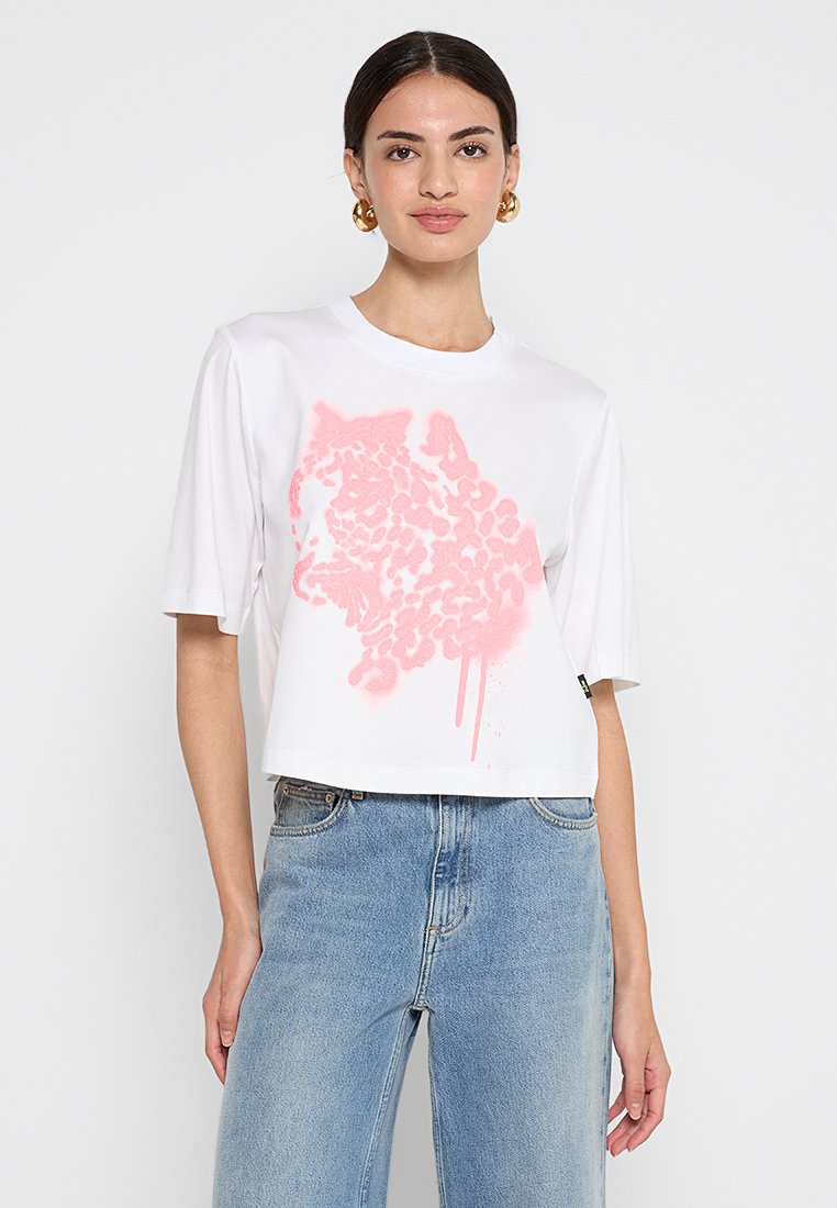 Twinset ACTITUDE T-shirt print wit Twinset ACTITUDE T-shirt print wit