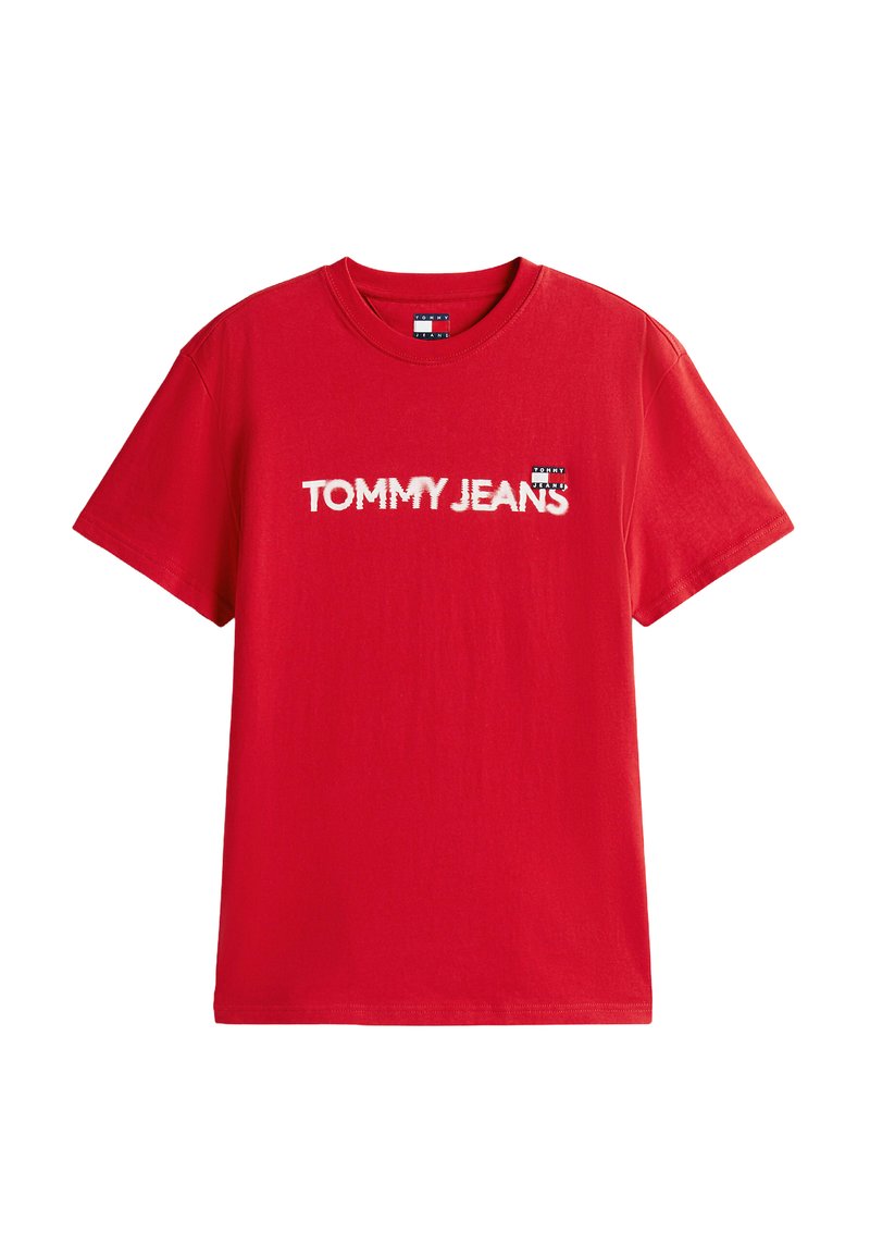 Tommy Jeans T-shirt print rood