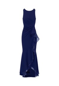 Robe Adrianna Papell Taille 8 - Modèle Maxi Bleu, Occasion Très Bon État