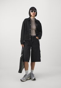 adidas Originals CAPRI - Džinsiniai šortai - black