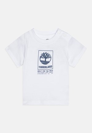 SHORT SLEEVES TEE - Nyomott mintás póló - white