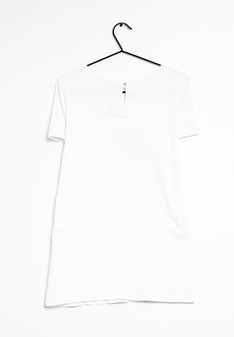 Object Print T-shirt - white - (Pre-owned) - Zalando.ie