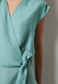Marc O'Polo FEMININE GATHERING SHOULDER  - Camicetta - soft teal