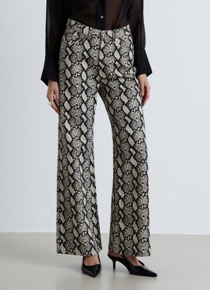 Calliope, PANTALONE LUNGO FANTASIA - Trousers - var ultrablack