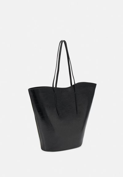 Liffner SOFT TULIP TOTE - Maisiņveida soma - glossy black