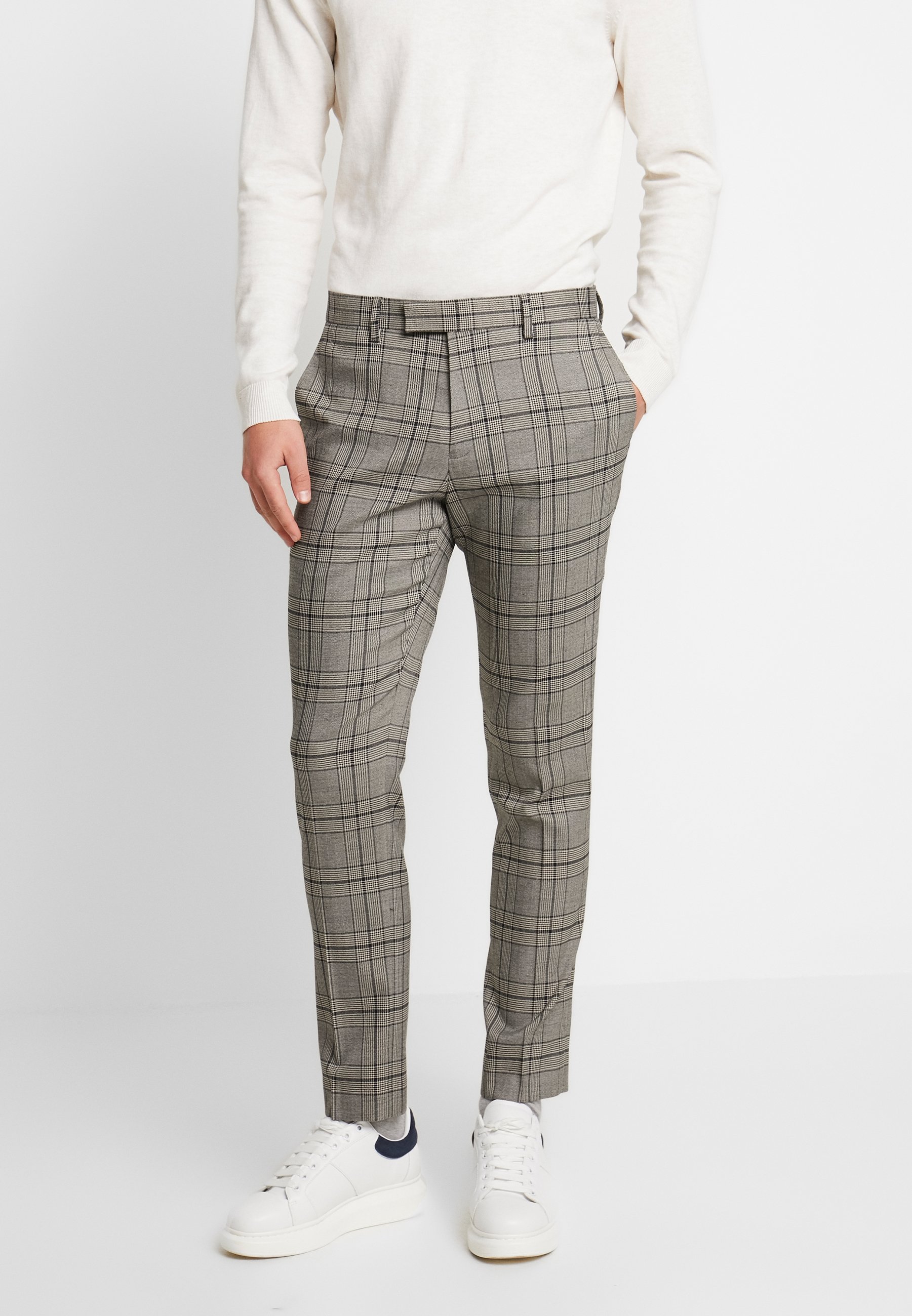 River Island online | Den nye kolleksjonen på Zalando River Island TARGARYEN MINI CHECK SKINNY - Dressjakke - grey