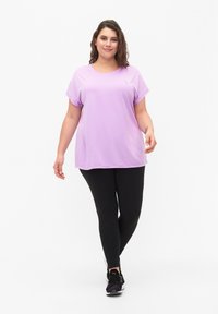 Active by Zizzi KURZARM - T-shirt basic - african violet